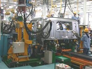 Bus production line · Original equipment images 1